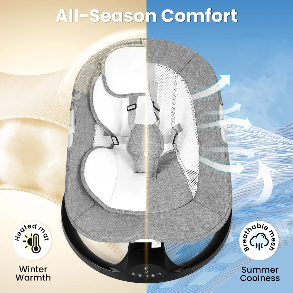 Electric Baby Swing with Bluetooth